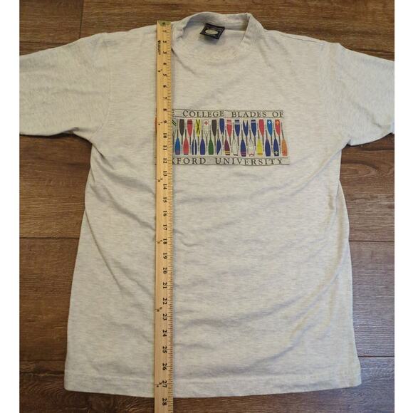 VTG Oxford University The College Blades Adult Medium Short Sleeve Shirt College - Picture 4 of 7